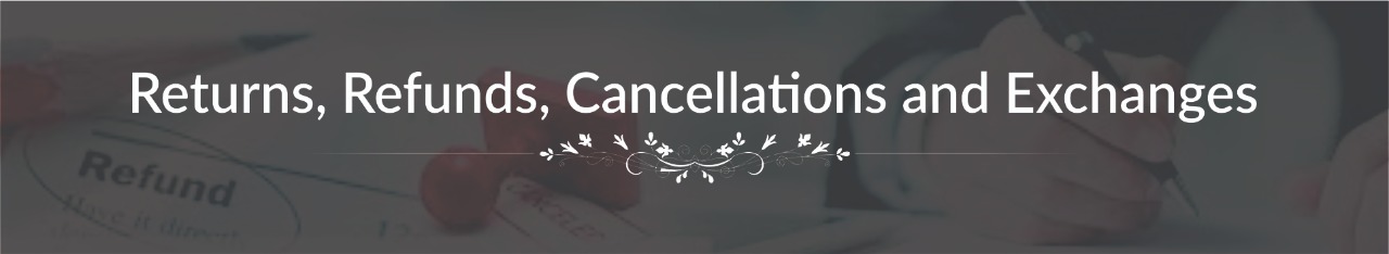 returns, refunds, cancellation and exchange